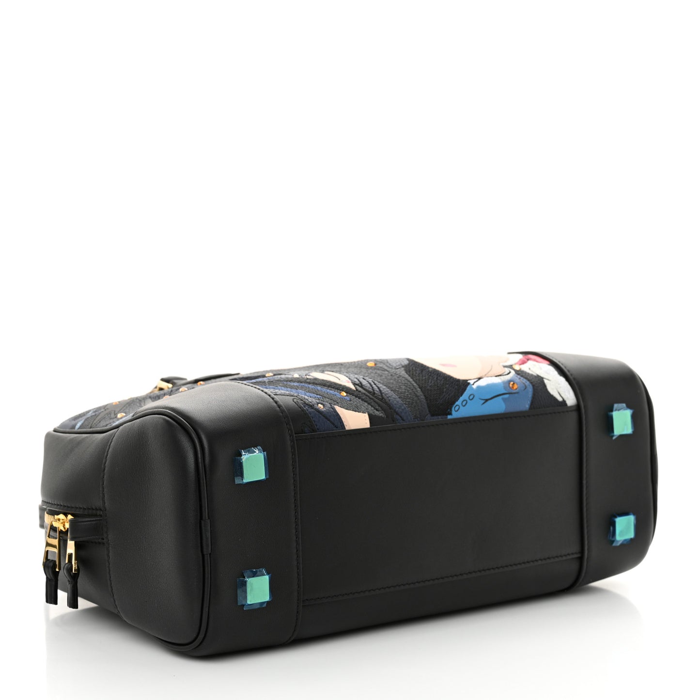 X HOWLS MOVING CASTLE Calfskin Amazona 28 Black