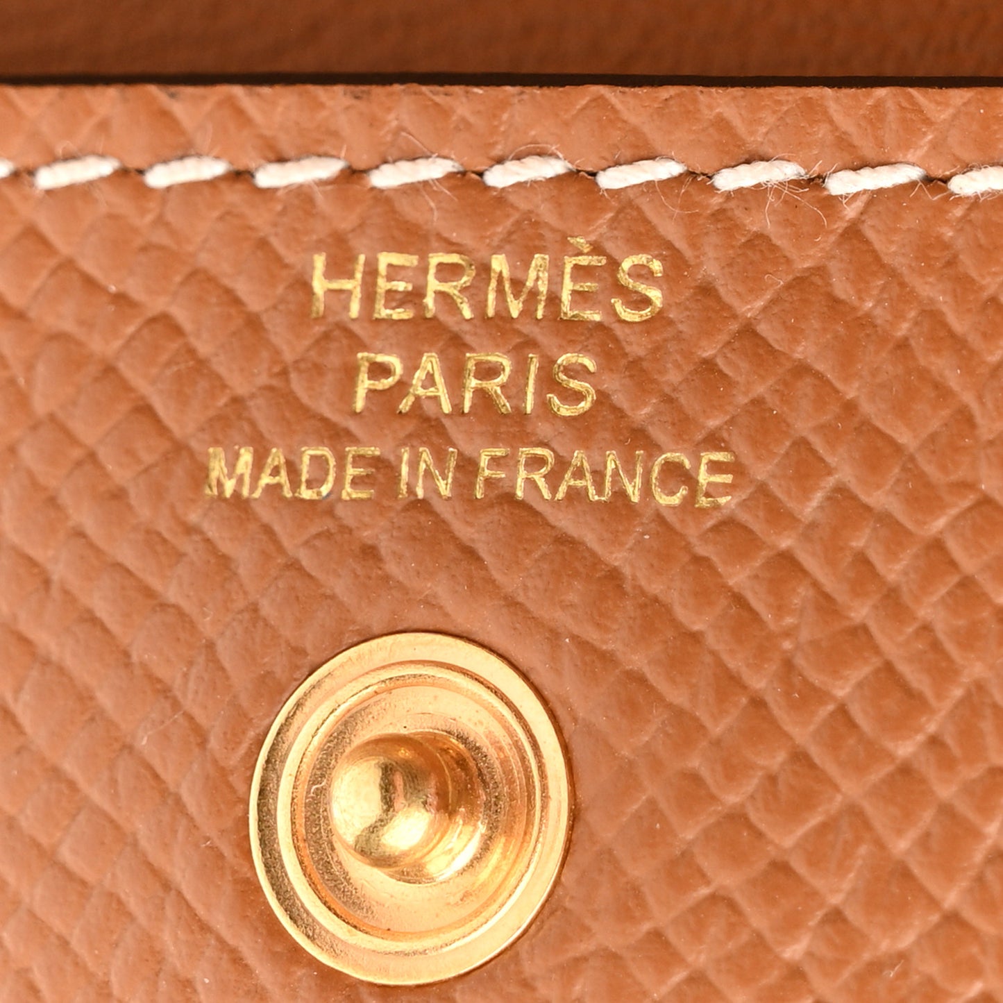 Epsom Kelly Pocket Belt Gold