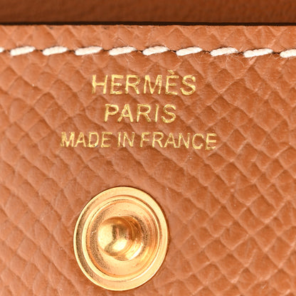 Hermes Epsom Kelly Pocket Belt Gold 4 of 6