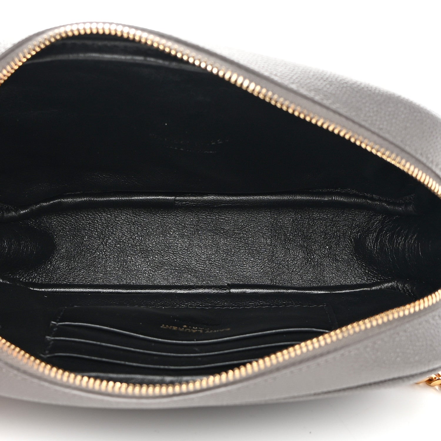 Saint Laurent Grain De Poudre Matelasse Monogram Mini Lou Camera Bag Fog 5 of 10