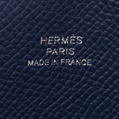 Hermes Epsom Hermesnap Wallet Bleu Navy 6 of 11
