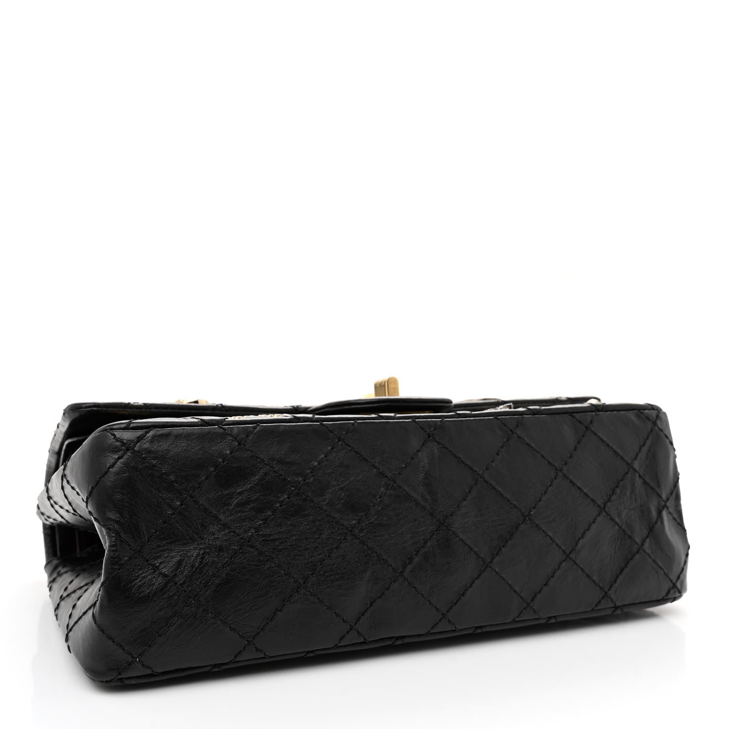 Chanel Aged Calfskin Lucky Charms 2.55 Reissue 225 Flap Black 4 of 10