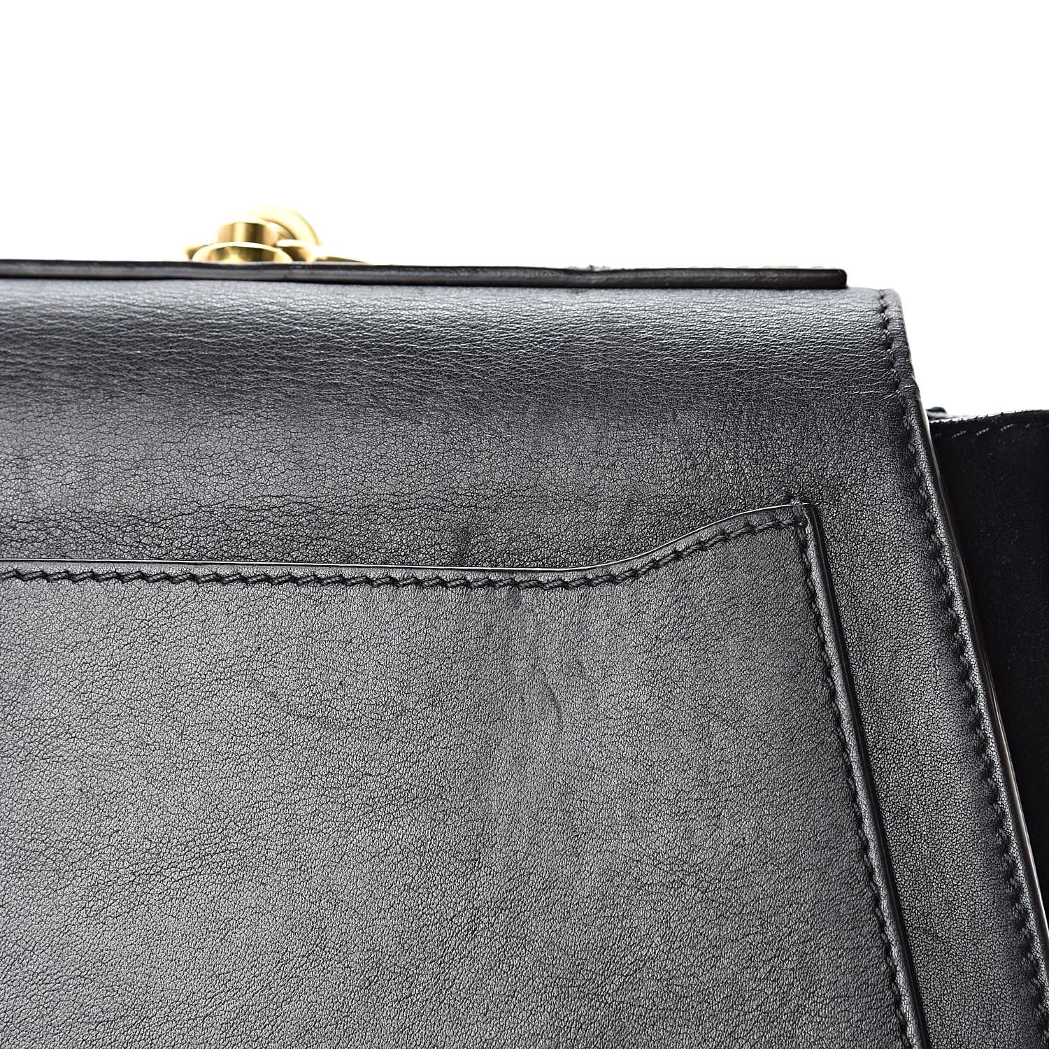 Chloe Calfskin Suede Medium Nile Bracelet Bag Black 15 of 16
