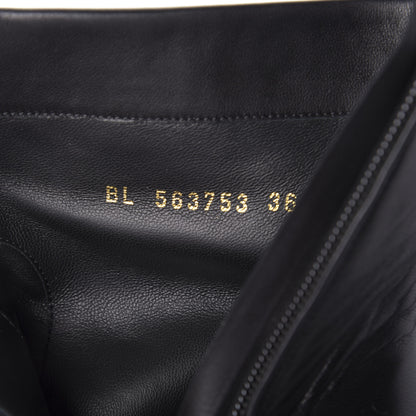 Saint Laurent Calfskin Opyum Ankle Boots 36 Black 10 of 10