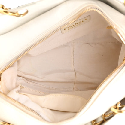 Chanel Caviar Quilted Petit Timeless Tote PTT White 4 of 14