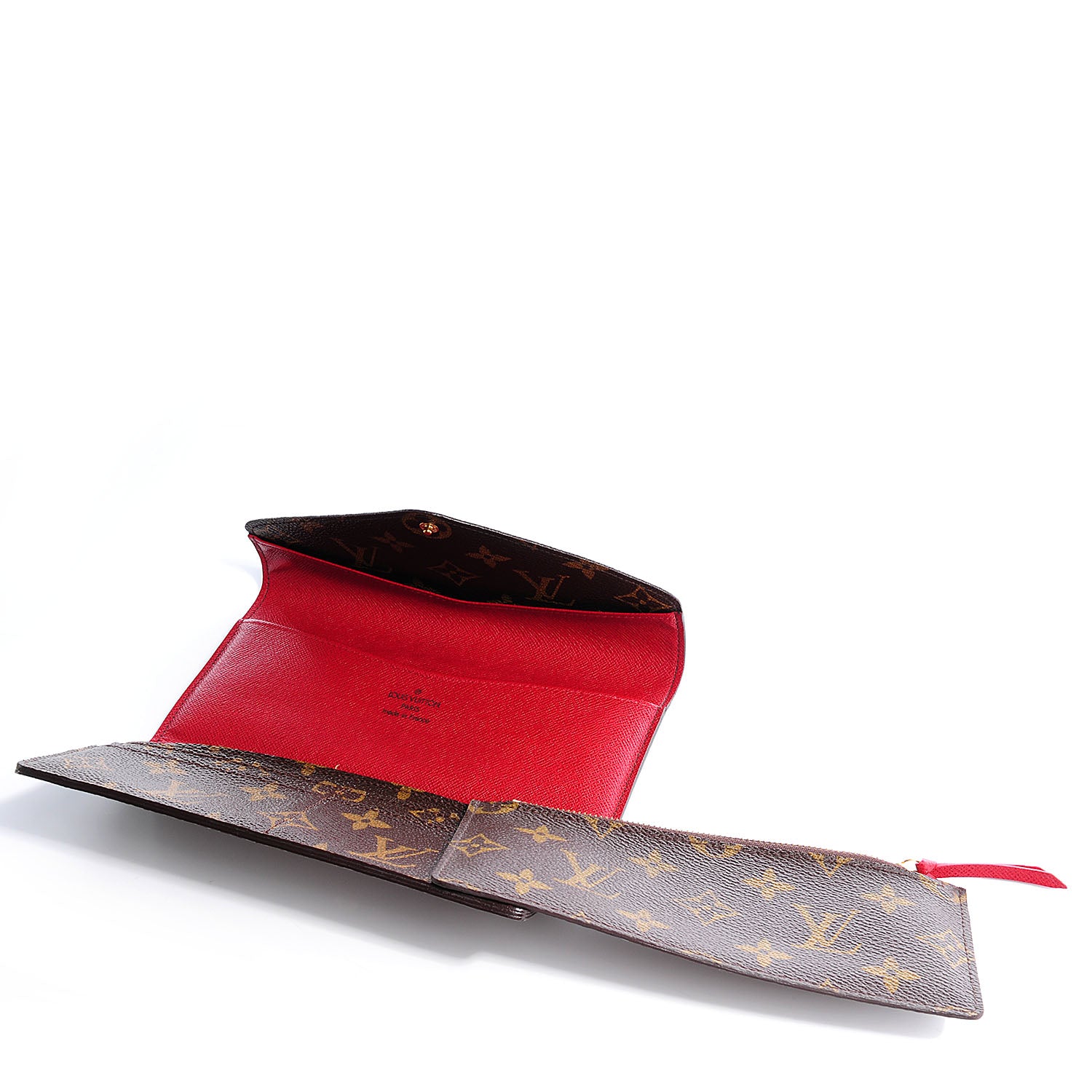 Louis Vuitton Monogram Josephine Wallet Red 7 of 8