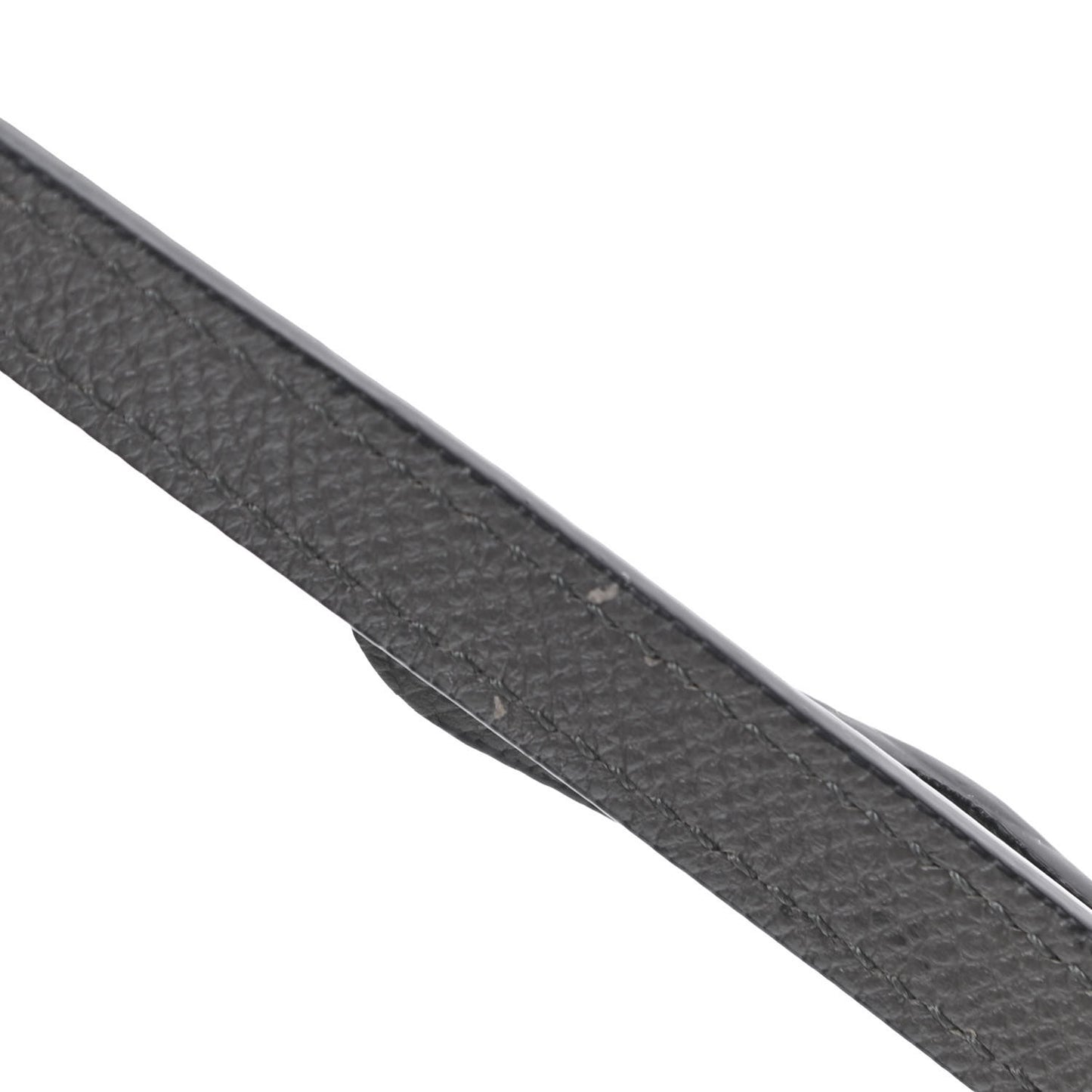 Grained Calfskin Nano Belt Bag Grey