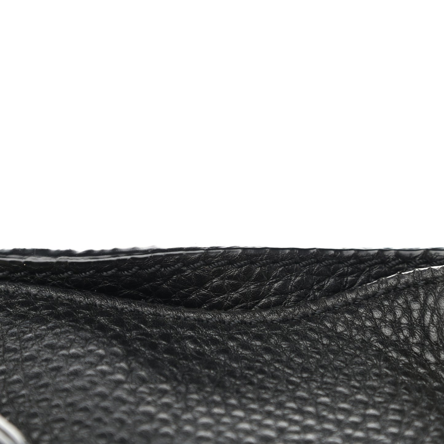 Pebbled Calfskin Large Rockstud Flip-Lock Messenger Bag Black