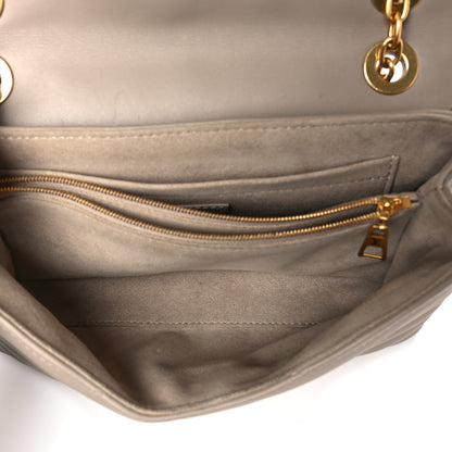 Louis Vuitton Calfskin LV New Wave Chain Bag Taupe 5 of 9