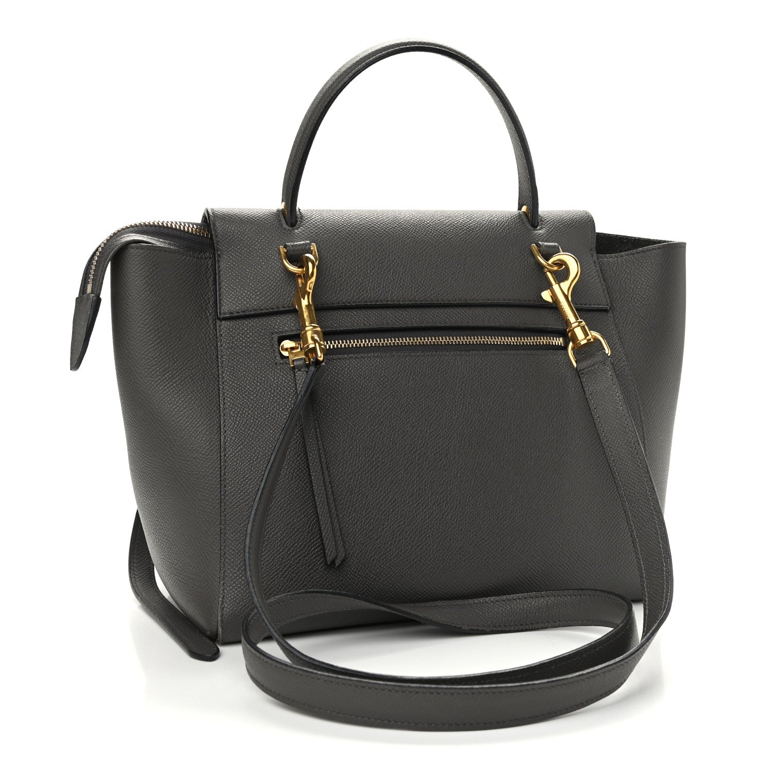 Celine Baby Grained Calfskin Micro Belt Bag Grey 3 of 12