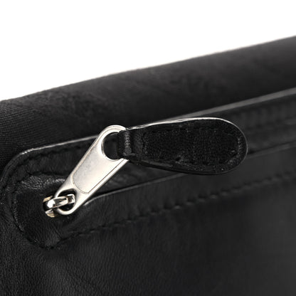 Balenciaga Canvas Jacquard Diagonal Allover Logo XS Souvenir Belt Bag Black 10 of 10