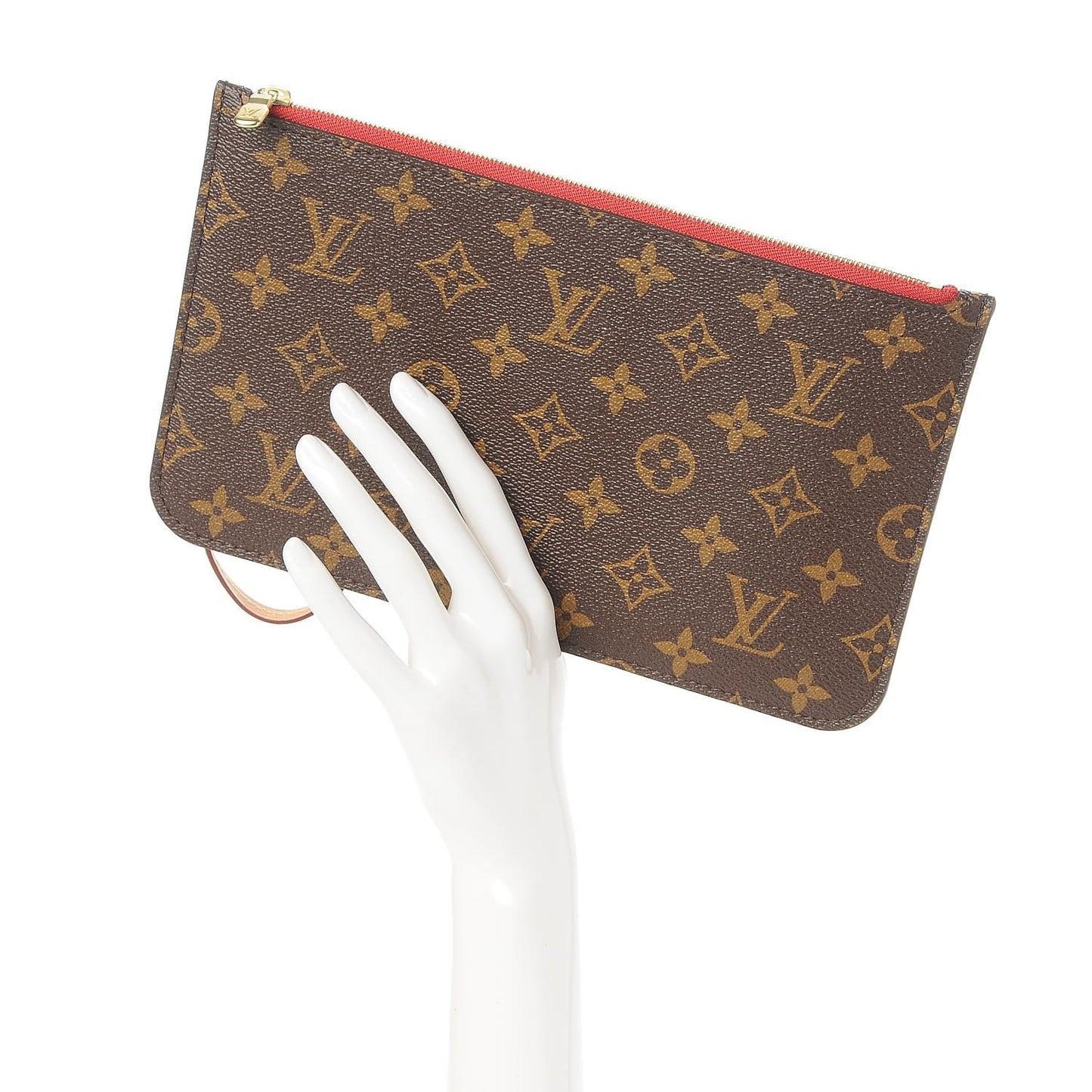 Monogram Neverfull MM GM Pochette Cherry