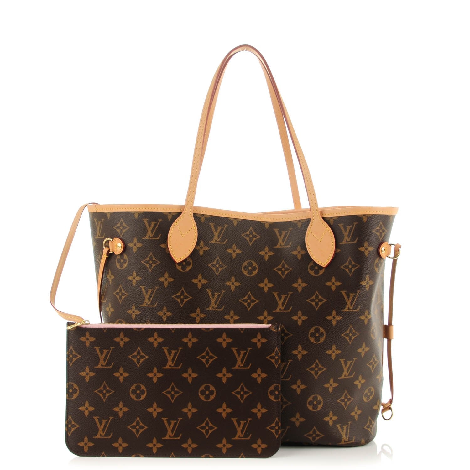 Louis Vuitton Monogram Neo Neverfull MM Rose Ballerine 1 of 9
