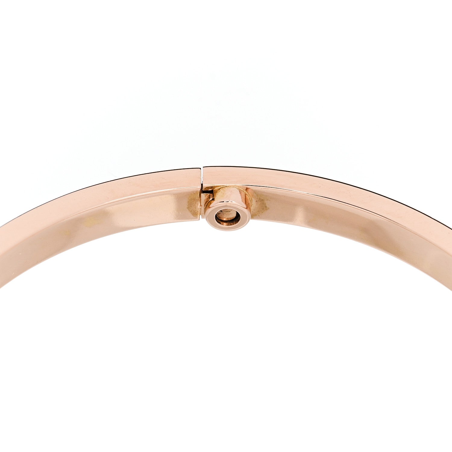 Cartier 18K Pink Gold Small LOVE Bracelet 17 7 of 8