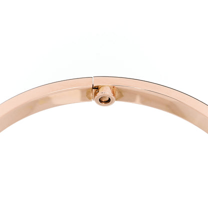 Cartier 18K Pink Gold Small LOVE Bracelet 17 7 of 8