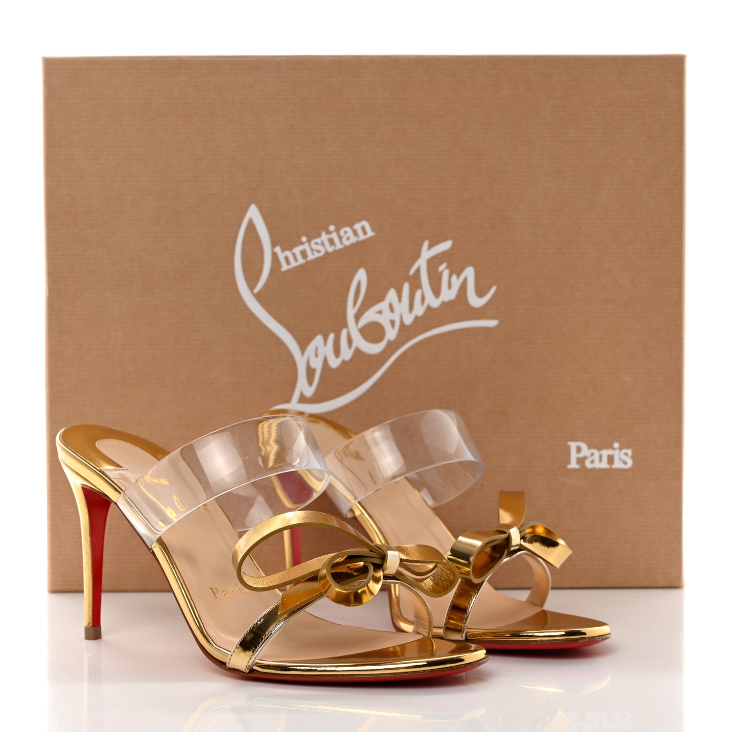 Specchio PVC Just Nodo 85 Slide Sandals 35 Gold