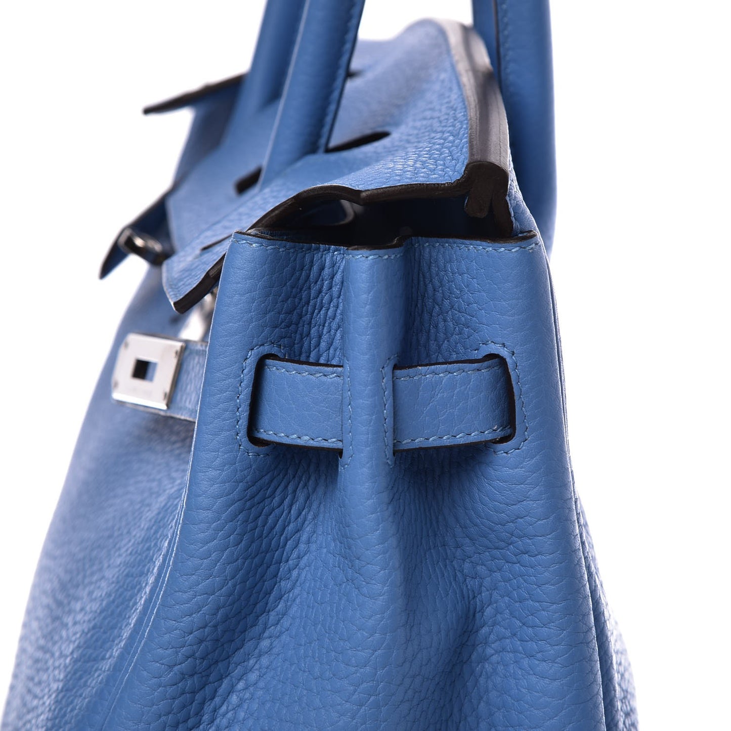 Taurillon Clemence Birkin 30 Bleu Paradis
