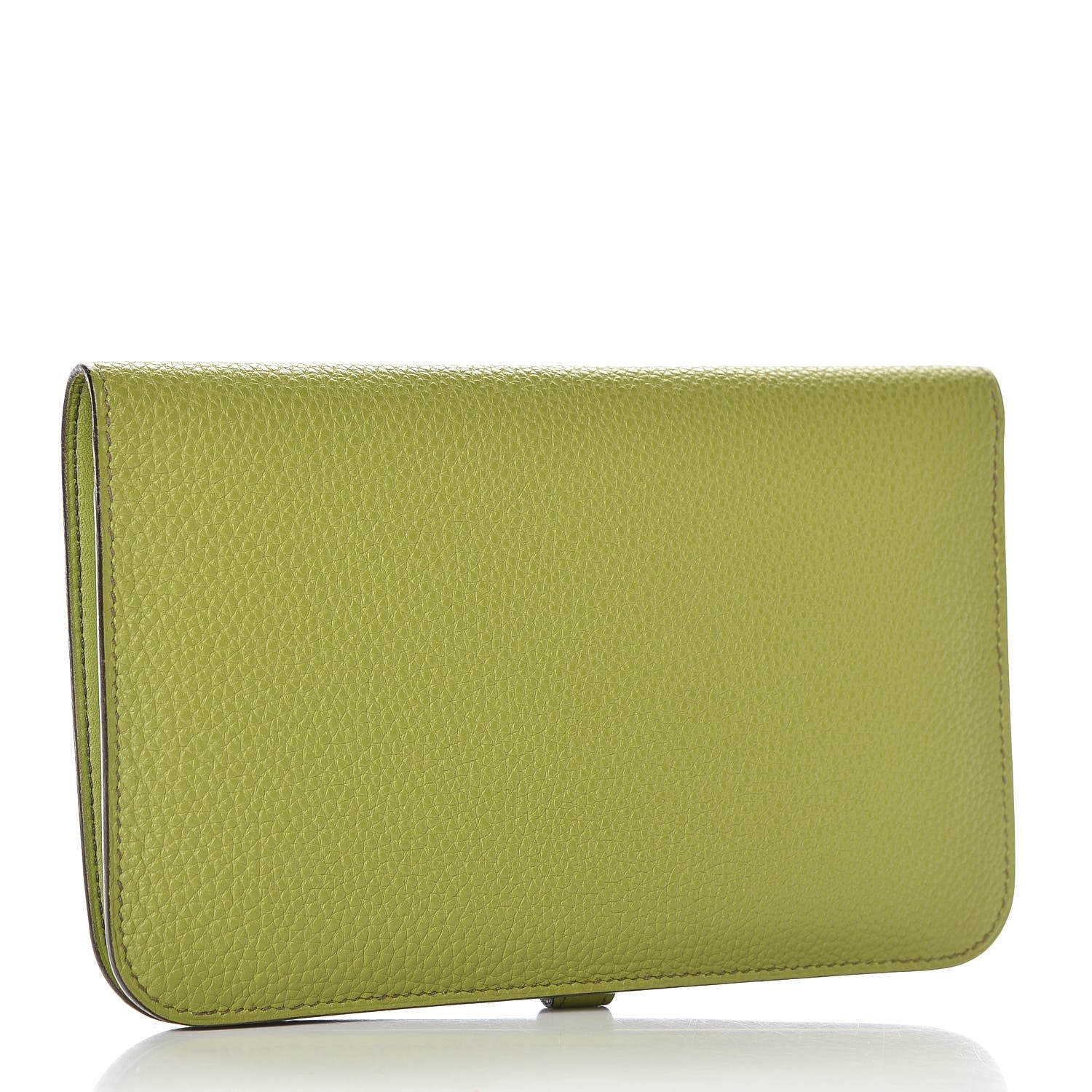 Hermes Togo Dogon Duo Wallet Vert Anis 4 of 13