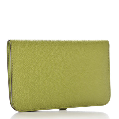 Hermes Togo Dogon Duo Wallet Vert Anis 4 of 13