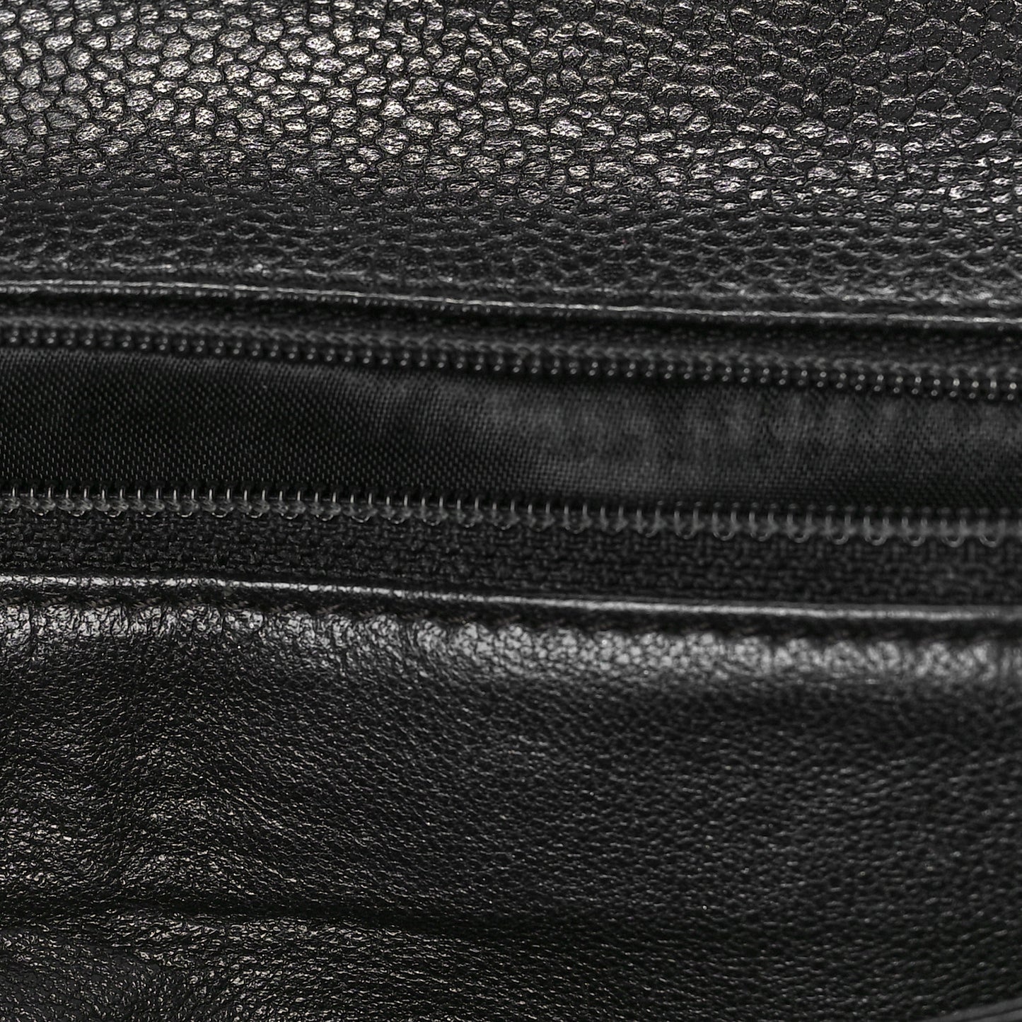 Caviar Quilted Jumbo Kelly Flap Black