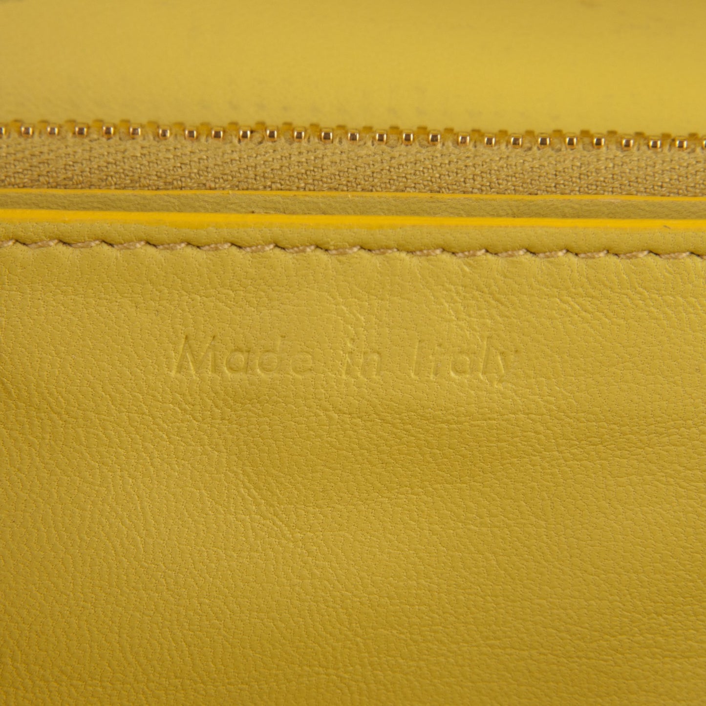 Box Calfskin Large Classic Box Flap Bag Light Yellow
