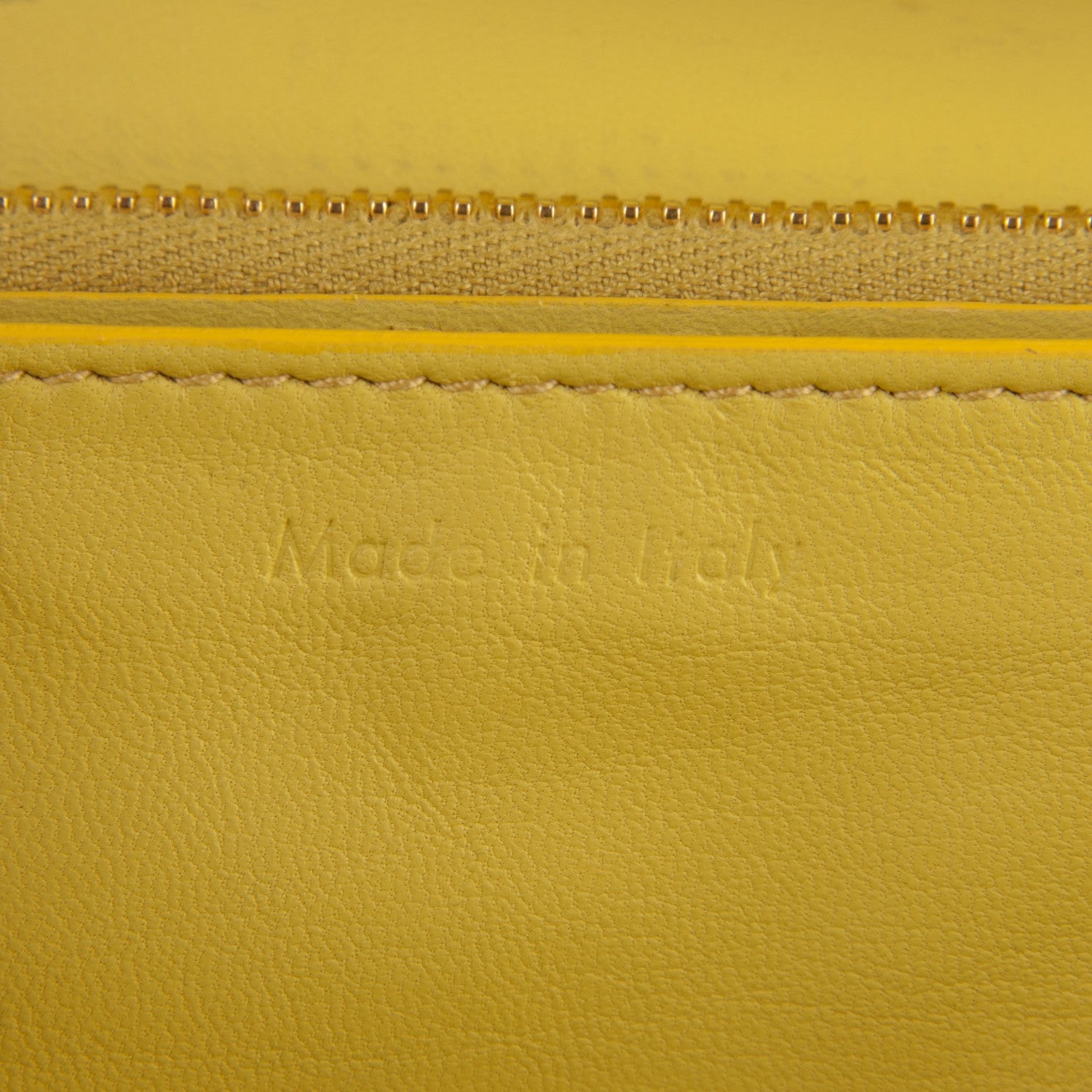 Celine Box Calfskin Large Classic Box Flap Bag Light Yellow 7 of 11