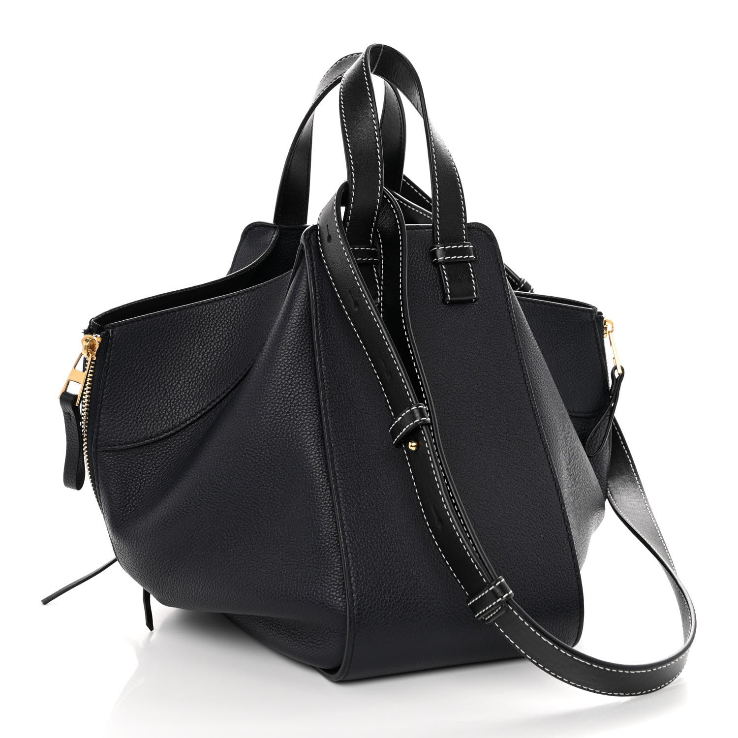 Loewe Calfskin Small Hammock Shoulder Bag Midnight Blue Black 3 of 11