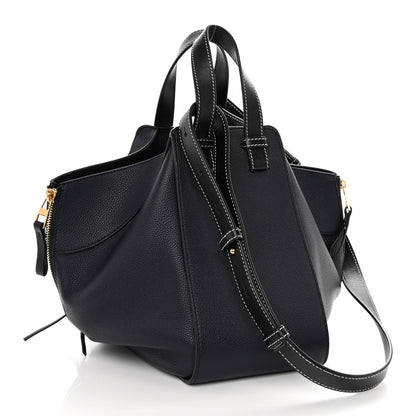 Loewe Calfskin Small Hammock Shoulder Bag Midnight Blue Black 3 of 11