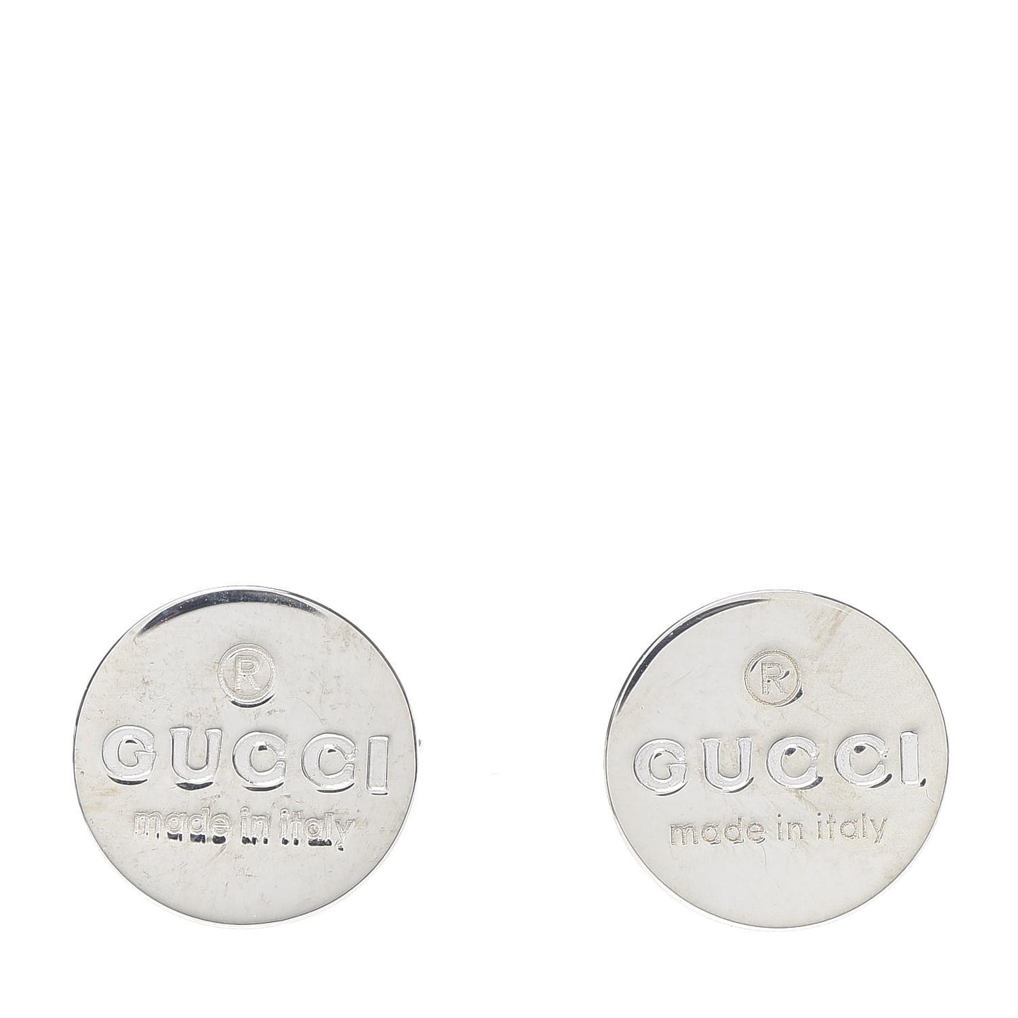 Sterling Silver Round Stud Earrings