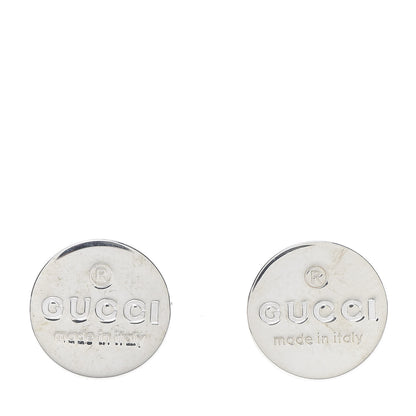 Gucci Sterling Silver Round Stud Earrings 1 of 5