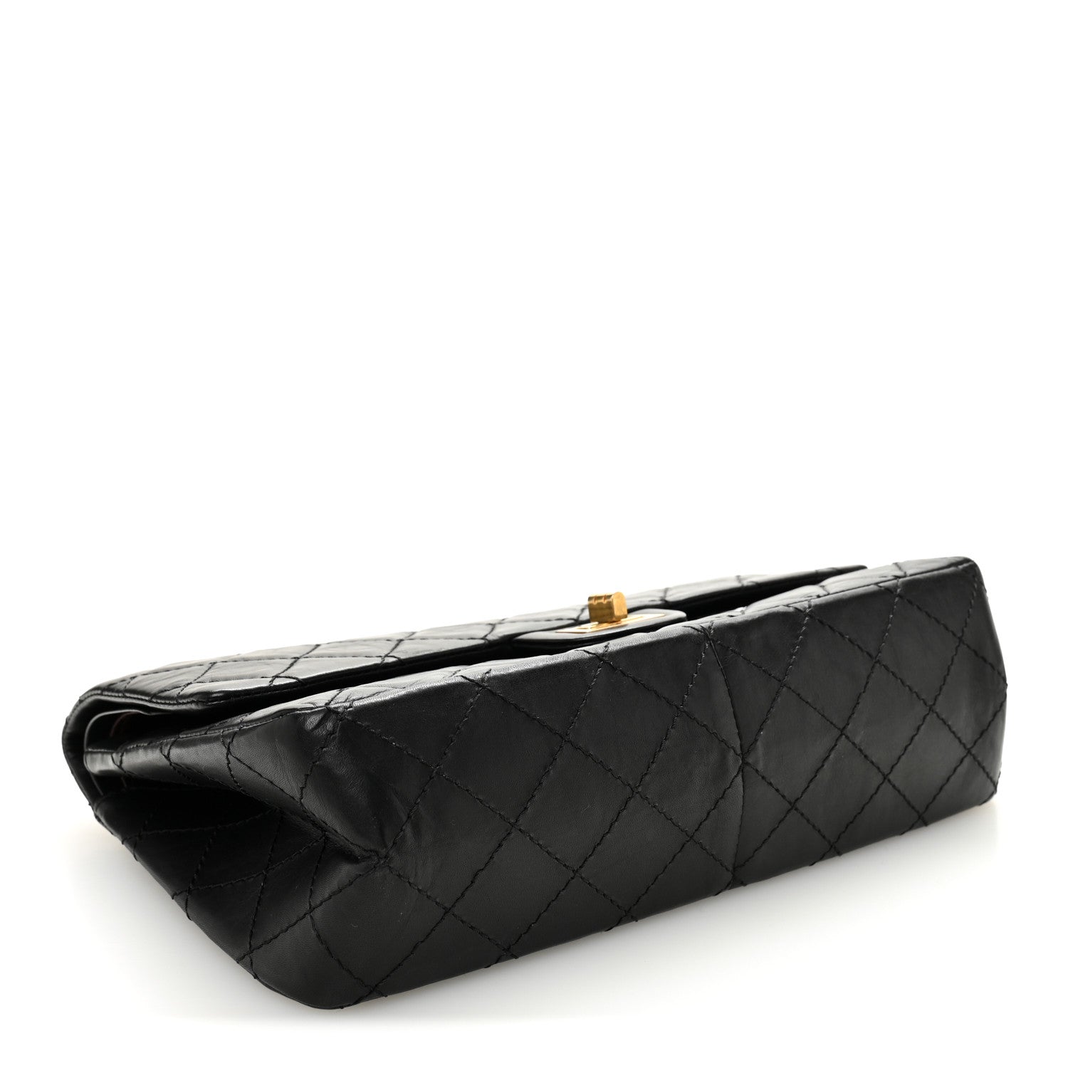 Chanel Aged Calfskin Quilted 2.55 Reissue 226 Flap Black 4 of 10