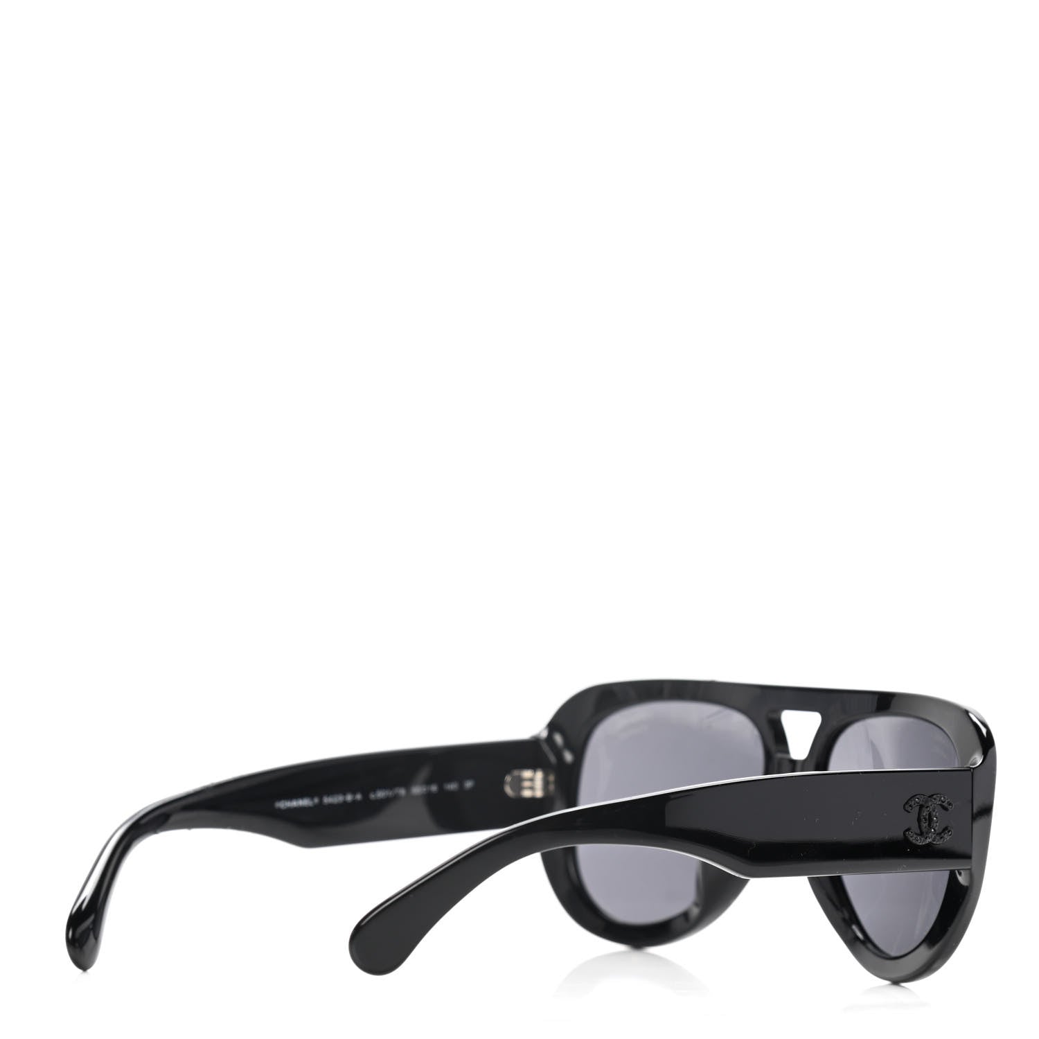 Chanel Resin Polarized Sunglasses 5423-B Black 4 of 8