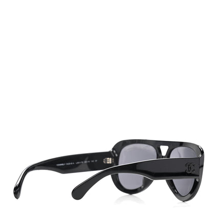 Chanel Resin Polarized Sunglasses 5423-B Black 4 of 8
