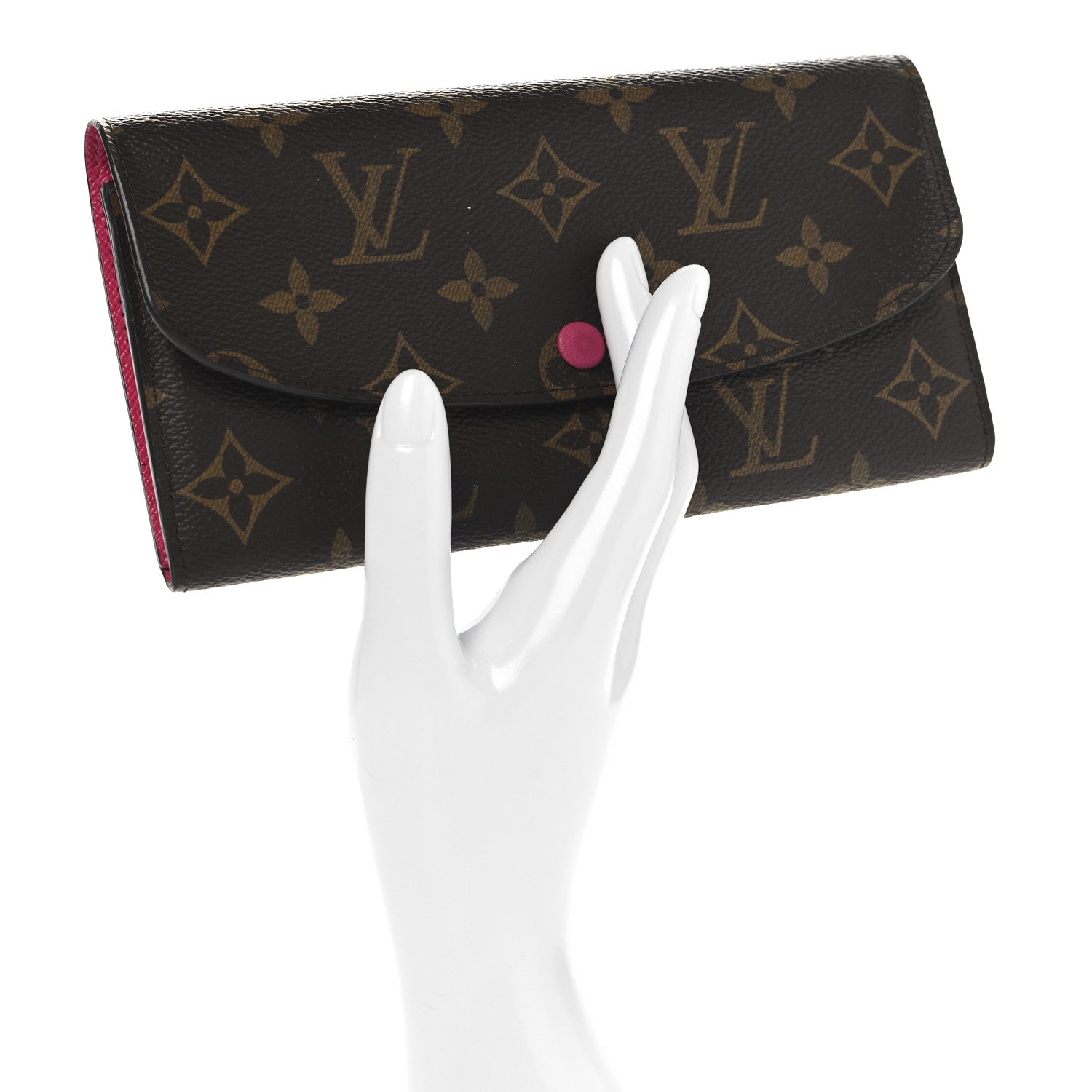 Louis Vuitton Monogram Emilie Wallet Hot Pink 2 of 7