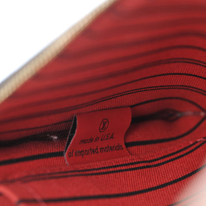 Louis Vuitton Damier Ebene Neverfull MM GM Pochette 7 of 10
