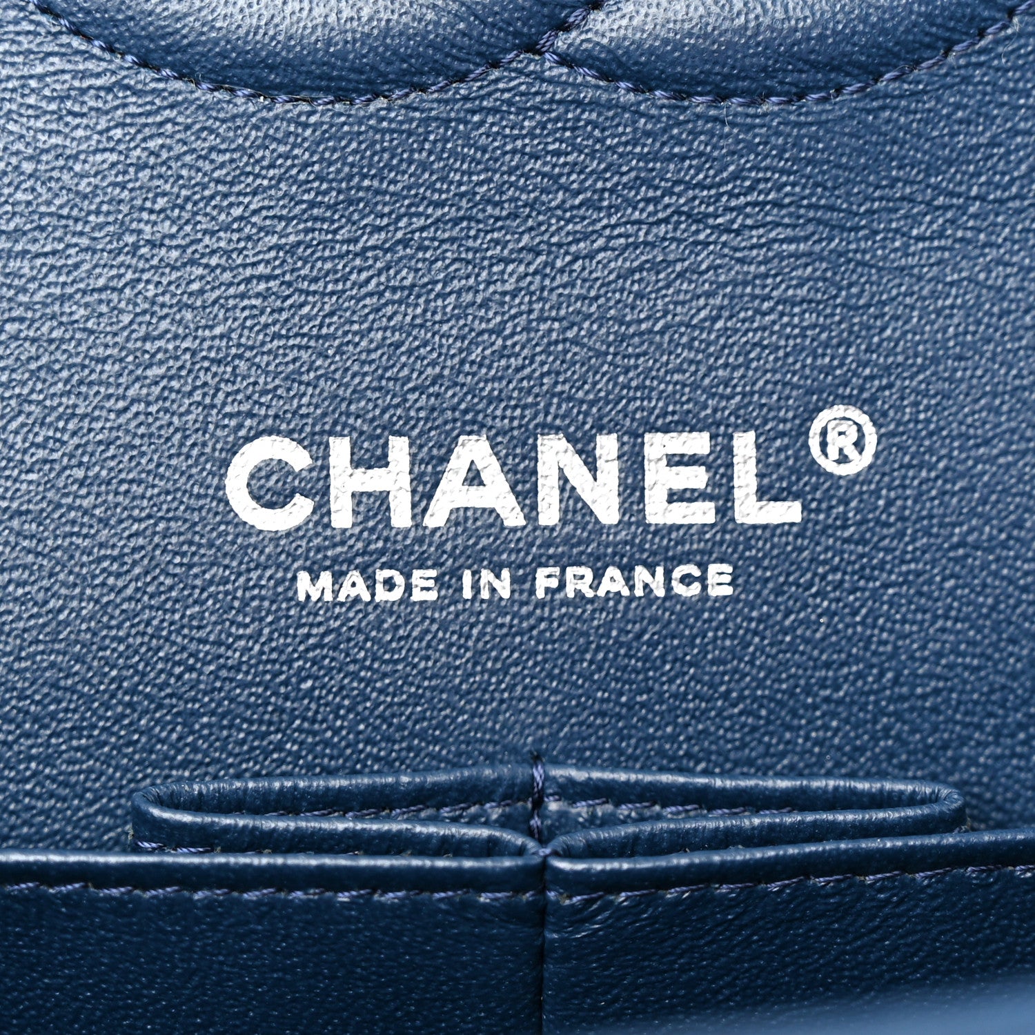 Chanel Patent Quilted Medium Double Flap Navy 6 of 13