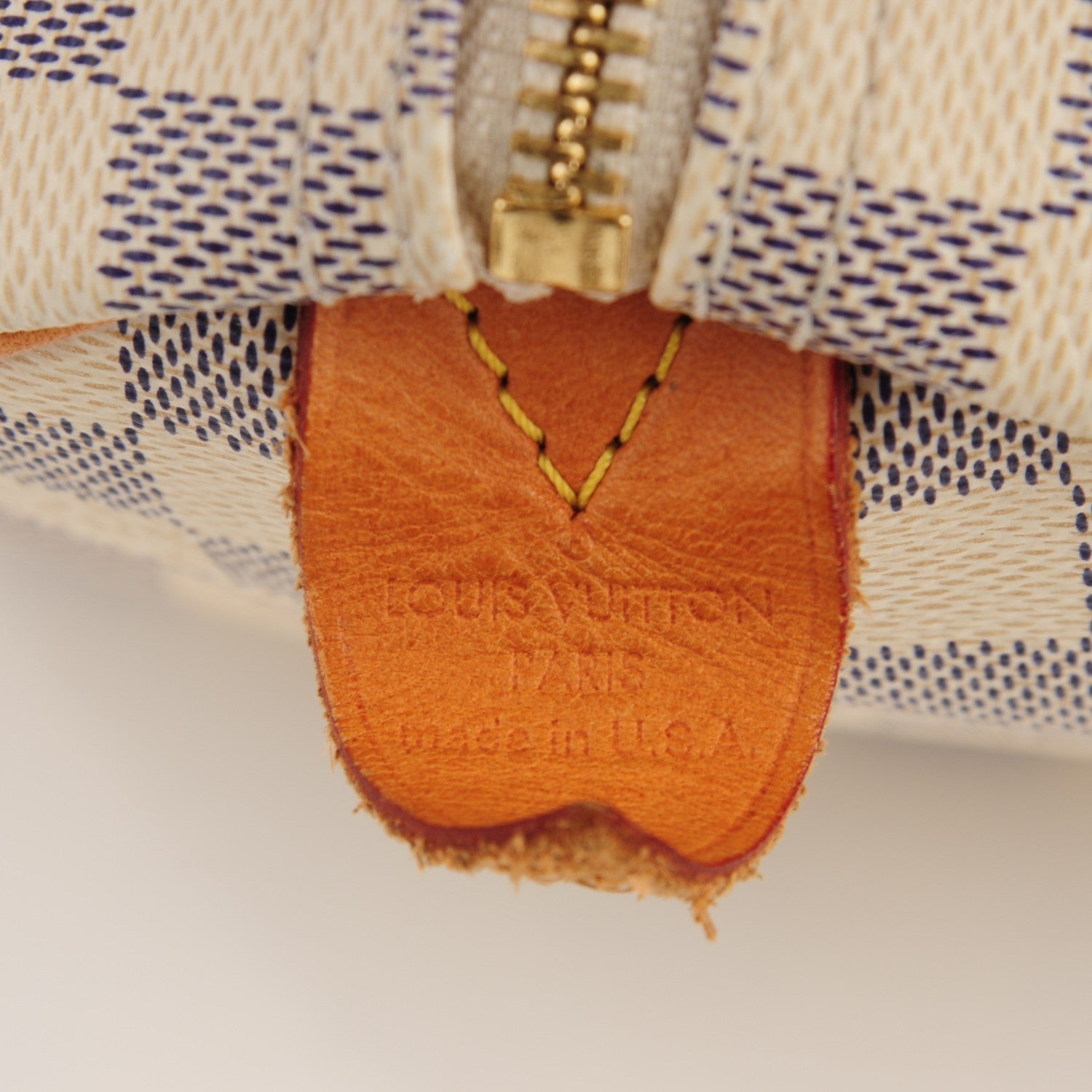Louis Vuitton Damier Azur Speedy 30 8 of 8