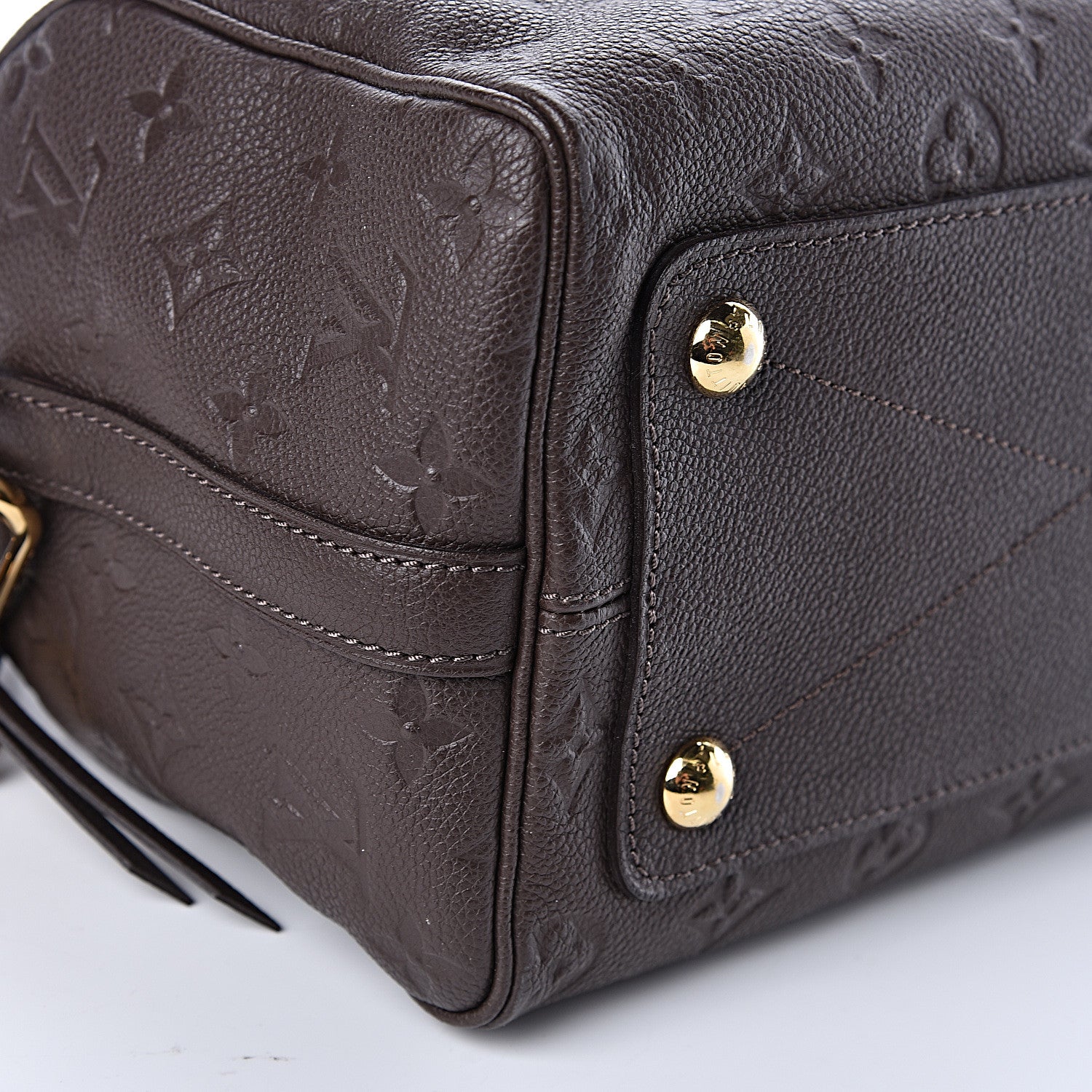 Louis Vuitton Empreinte Speedy Bandouliere 25 Chocolate 9 of 10