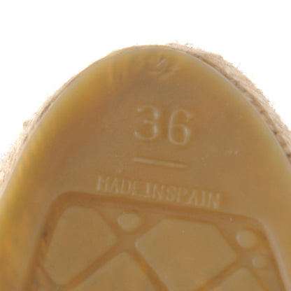 Chanel Suede Pearl CC Espadrilles 36 Pink 6 of 10