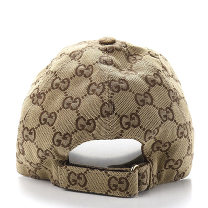 Gucci Monogram Textured Dollar Calfskin Zeno Baseball Hat M Beige 3 of 11