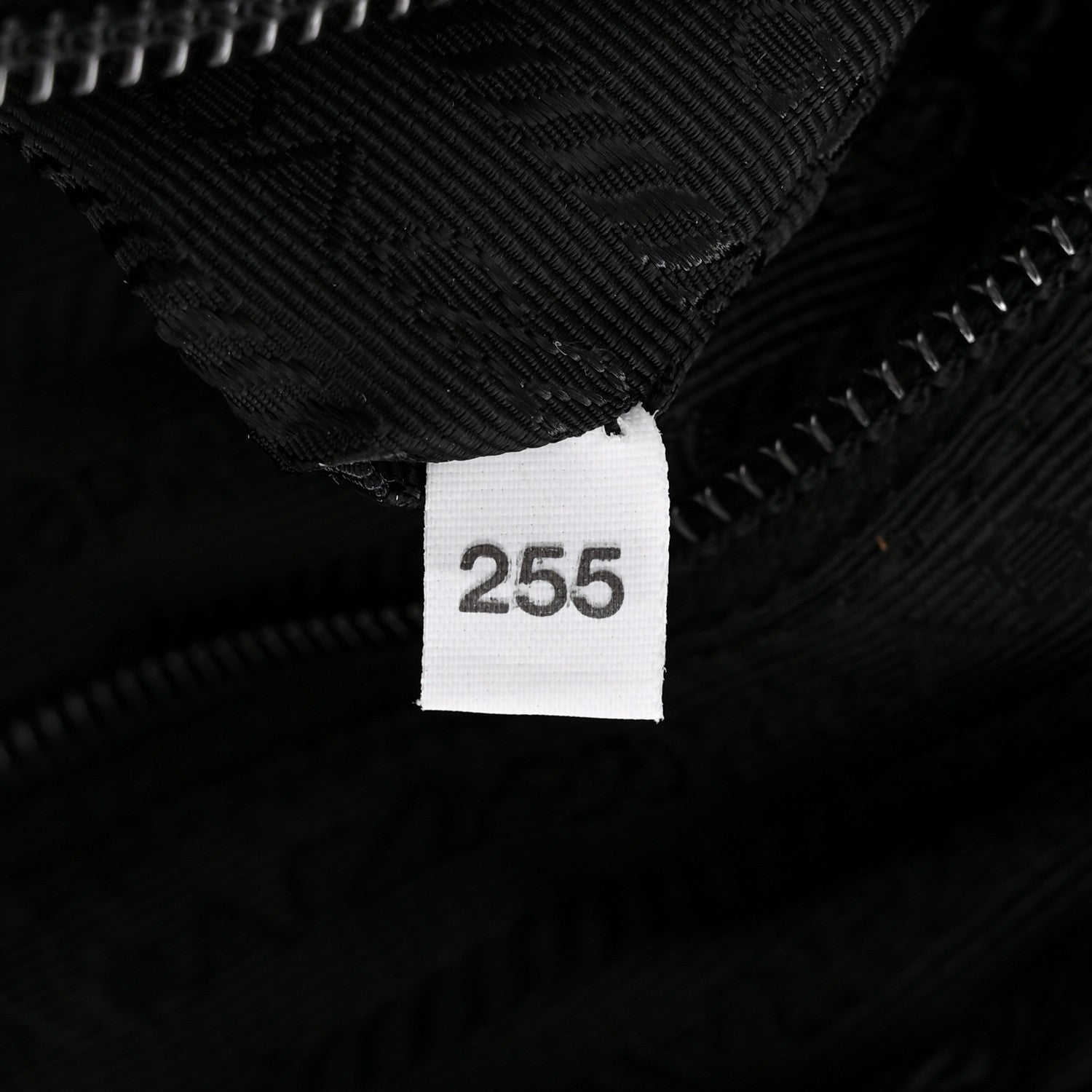 Prada Re-Nylon Vela Saffiano Pocket Double Zip Shoulder Bag Black 7 of 10