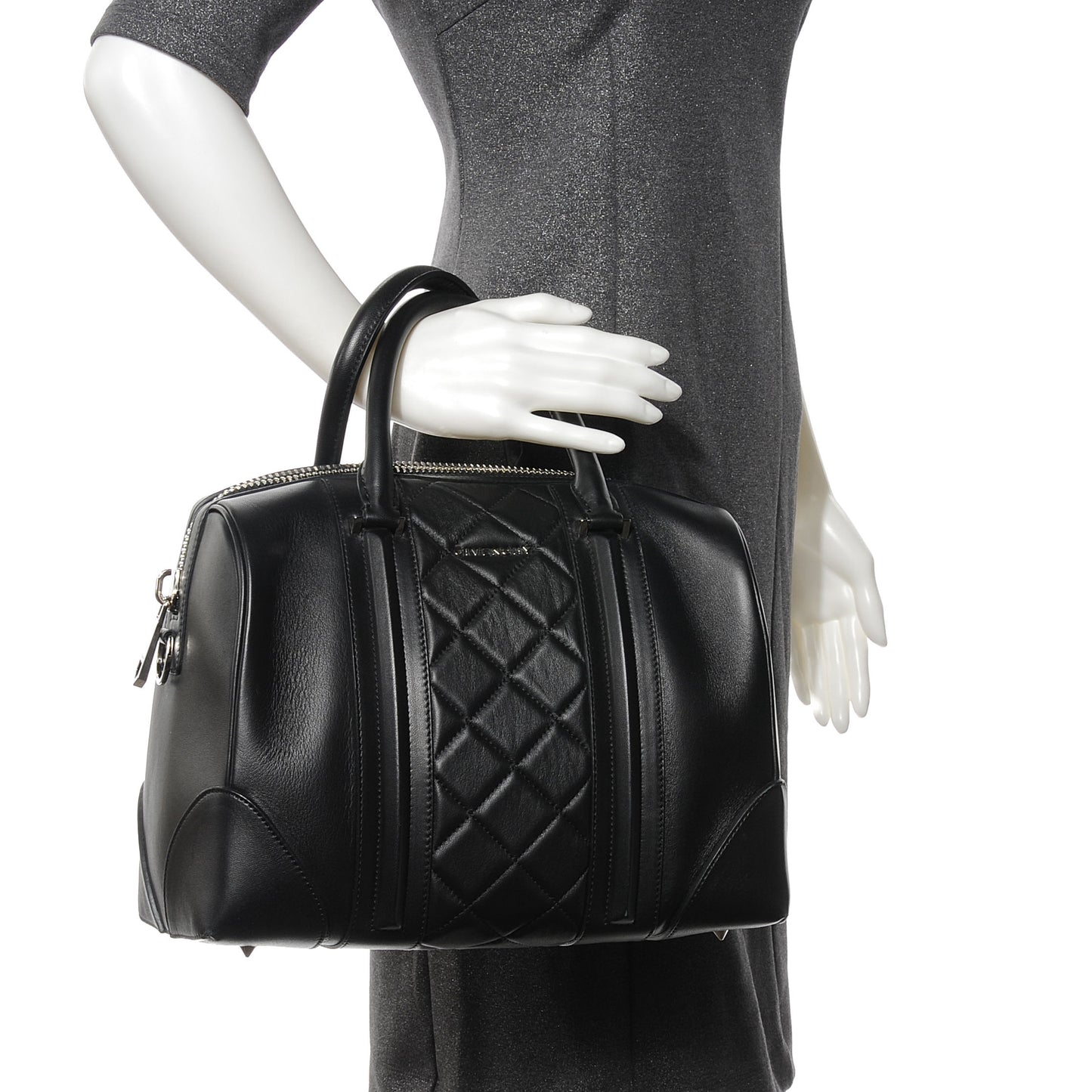Lambskin Quilted Large Lucrezia Black