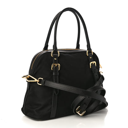 Prada Tessuto Nylon Saffiano Tote Black 2 of 11