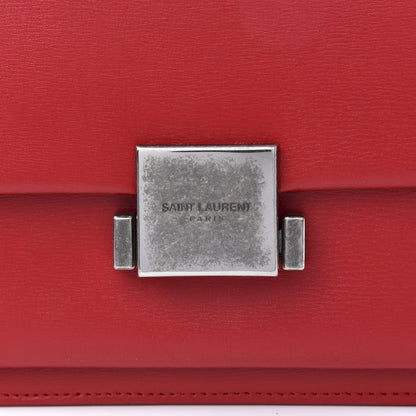 Saint Laurent Calfskin Medium Bellechasse Satchel Red 10 of 10