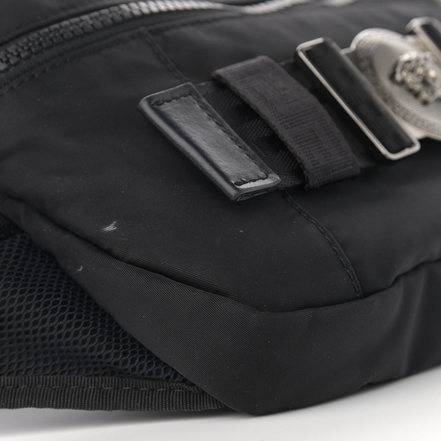 Versace Nylon Palazzo Medusa Belt Bag Black 9 of 13