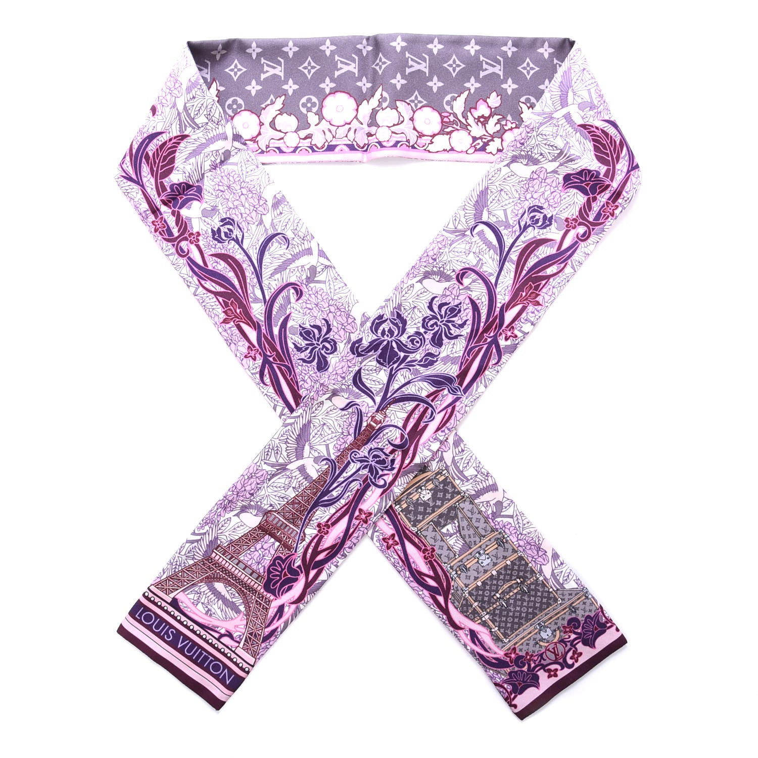 Louis Vuitton Silk Louis A Paris Bandeau Rose 1 of 4