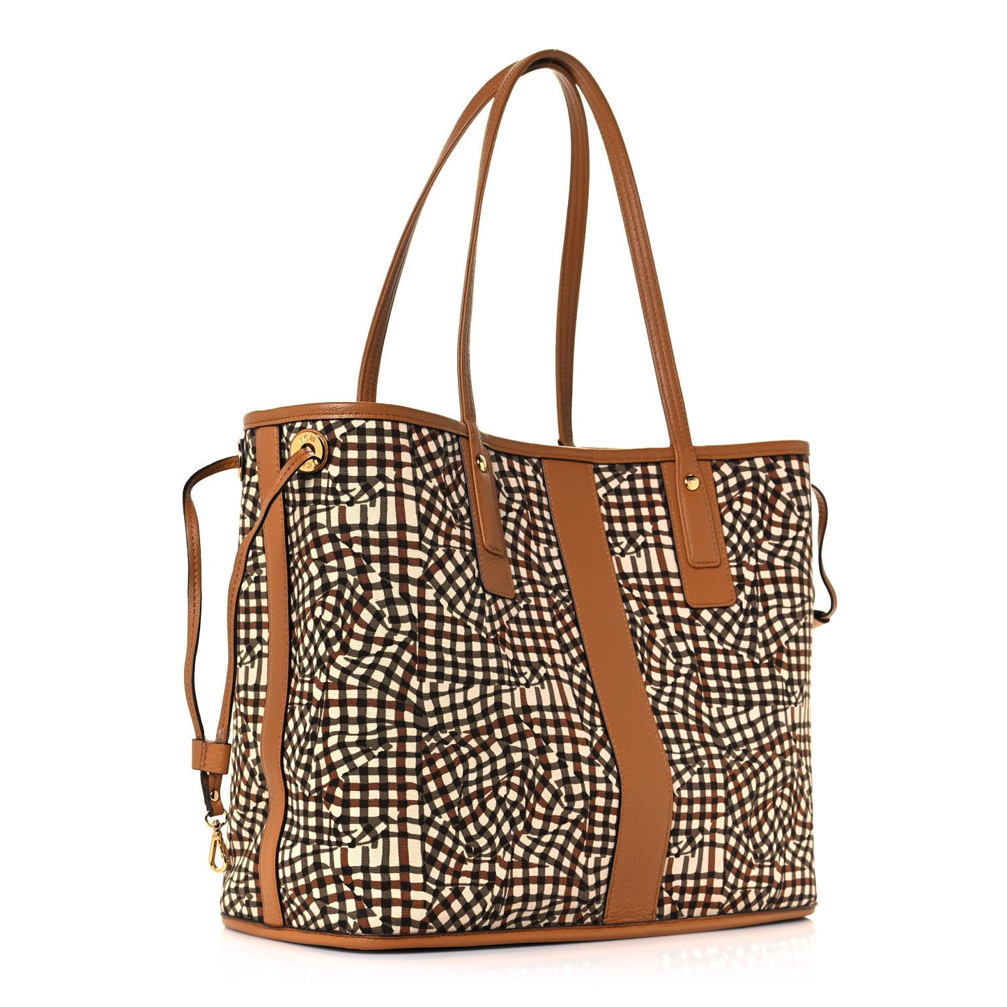 Visetos Medium Liz Reversible Shopper Tote Cognac