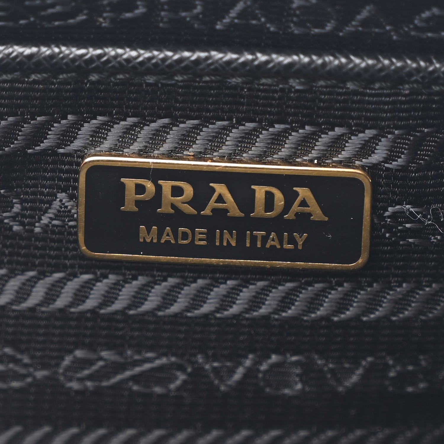 Prada Saffiano Lux Logo Belt Bag Black 6 of 11