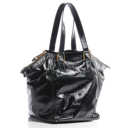 Saint Laurent Patent Small Downtown Black 3 of 8