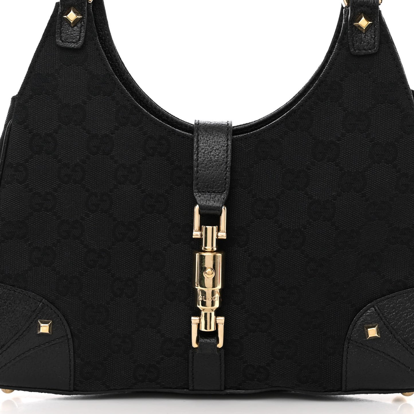 Monogram Jackie O Hobo Black